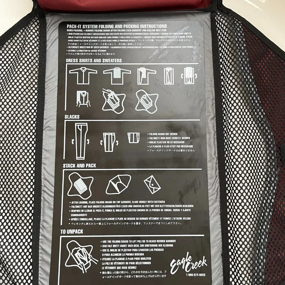 Eagle Creek Pack-It Medium Garment Bag for Travel - Folding Wrinkle-Free